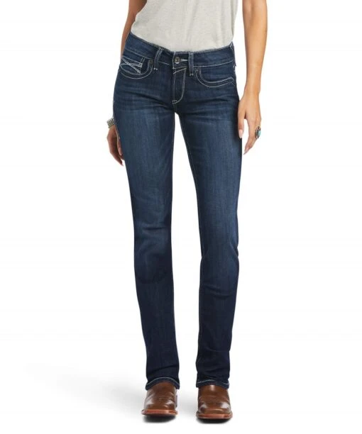 Ariat Women's R.E.A.L. Clarissa Straight Jean 8 Ariat Women's R.E.A.L. Clarissa Straight Jean -Outlet Everyday Chic Apparel Store 10040797 front