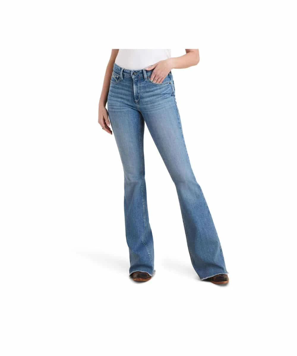 Ariat Women's R.E.A.L. High Rise Annie Flare Jean 1 Ariat Women's R.E.A.L. High Rise Annie Flare Jean
