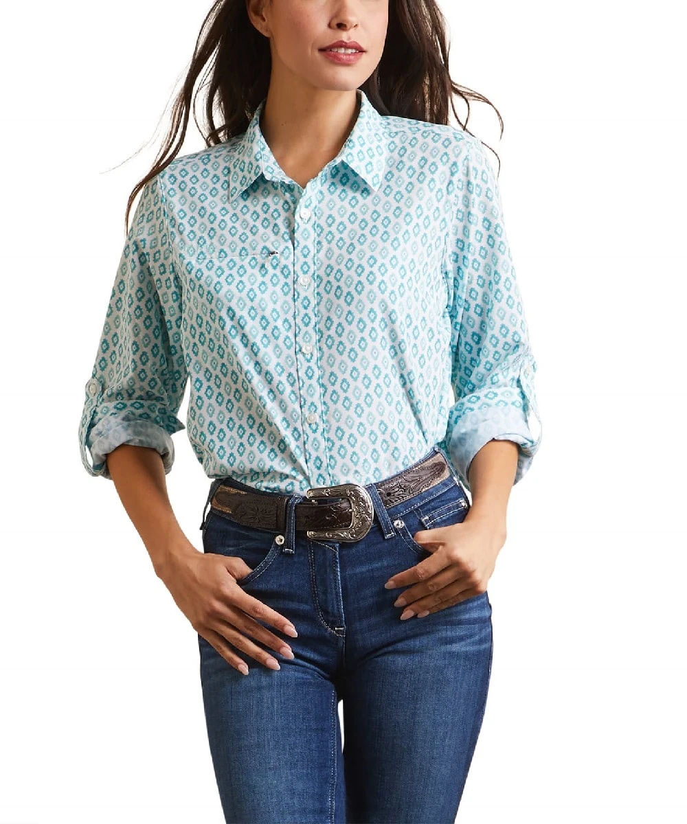 Ariat Women's VentTEK Stretch Button Down Shirt 1 Ariat Women's VentTEK Stretch Button Down Shirt