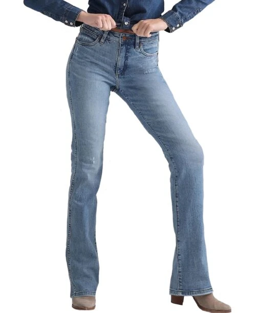 Wrangler Women's Retro Green Jean 8 Wrangler Women's Retro Green Jean -Outlet Everyday Chic Apparel Store 112317721 A