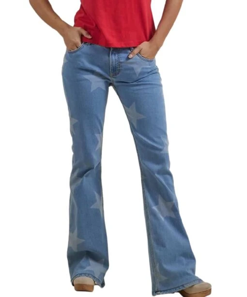 Wrangler Women's Retro Mae Star Flare Jean -Outlet Everyday Chic Apparel Store 112328735