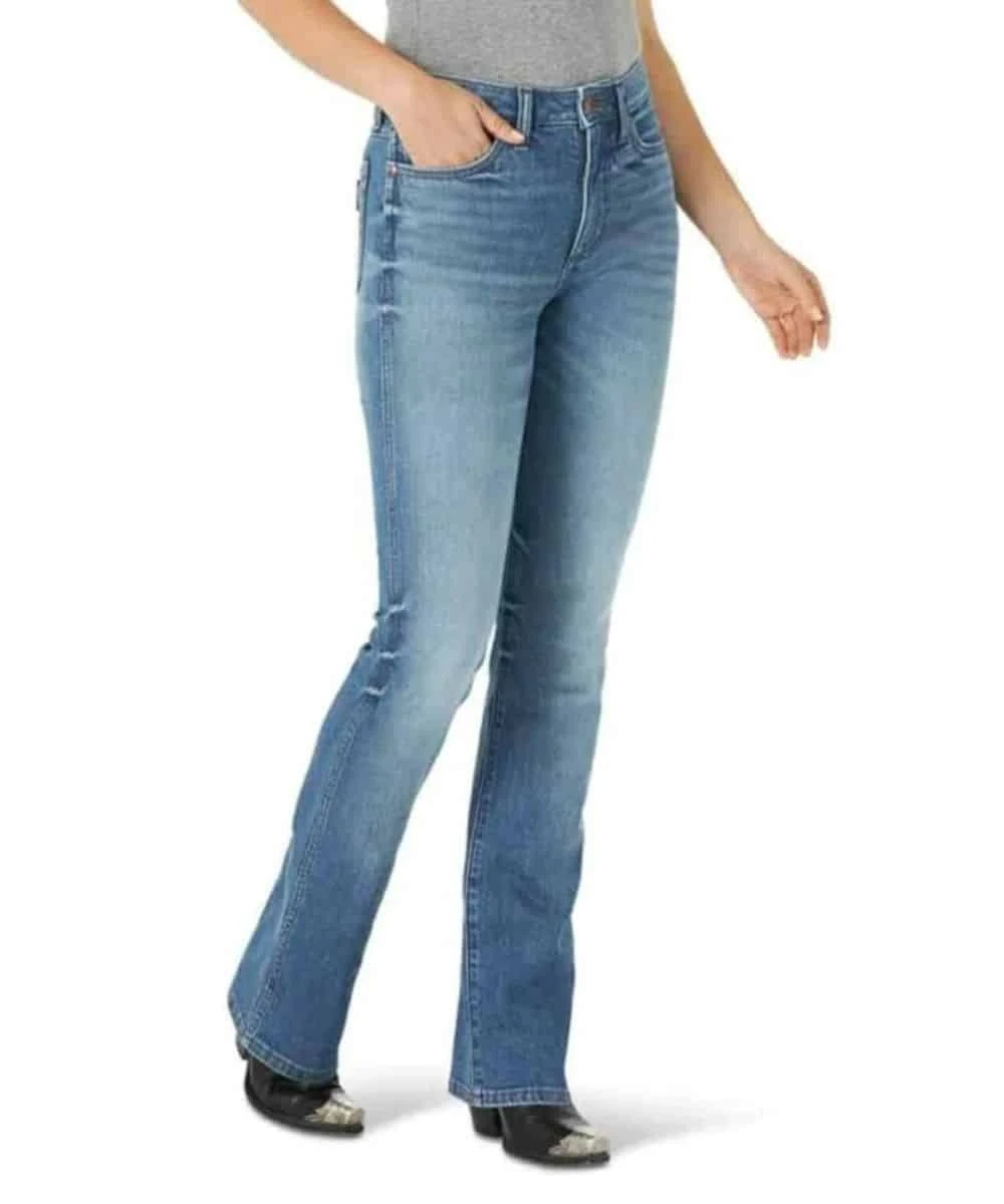 Wrangler Women's Retro Bootcut Green Jean 1 Wrangler Women's Retro Bootcut Green Jean