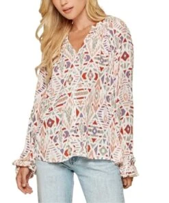 Andree By Unit Women's Printed Blouse
