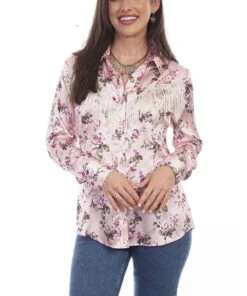 Scully Women's Rose Snap Shirt