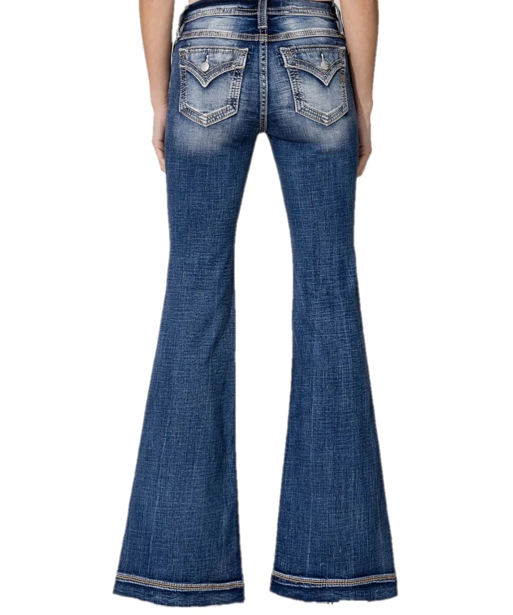 Miss Me Women's Mid Rise Sailor Flare Jean 2 Miss Me Women's Mid Rise Sailor Flare Jean - Image 2