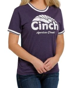Cinch Women's Ringer Tee
