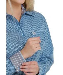 Cinch Women's Button Down Shirt -Outlet Everyday Chic Apparel Store MSW9164181 c