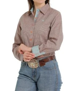 Cinch Women's Geo Print Button Down Shirt
