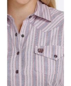 Cinch Women's Western Snap Shirt -Outlet Everyday Chic Apparel Store MSW9201024 c