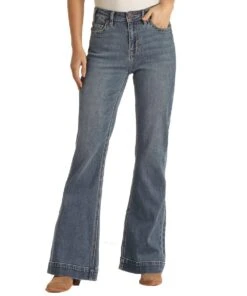 Rock & Roll Cowgirl Women's High Rise Vintage Trouser