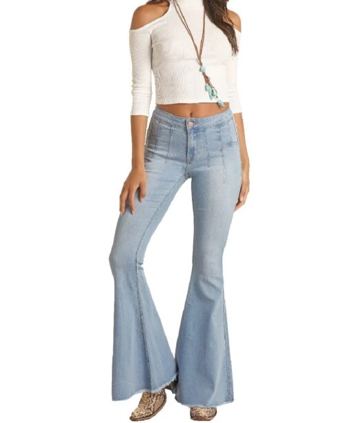 Rock & Roll Cowgirl Women's Bargain Bell Jean -Outlet Everyday Chic Apparel Store RRWD7PRZU8Z