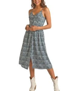 Outlet Everyday Chic Apparel Store 24 Rock & Roll Cowgirl Women's Spaghetti Strap Dress