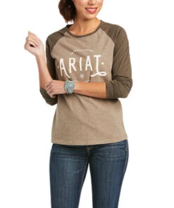 Ariat Women's Real Loop Baseball Tee