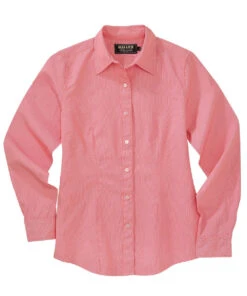 Cinch Women's Miller Ranch Pinpoint Coral Button Down Shirt